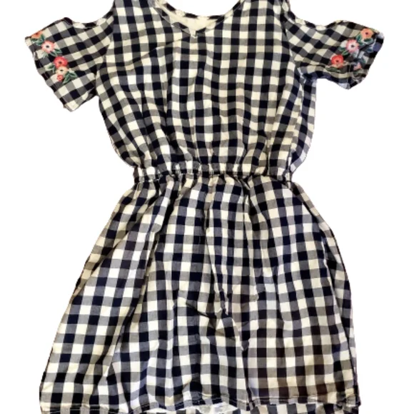 abercrombie blue gingham dress Evil Twin Costume Blue main image 1